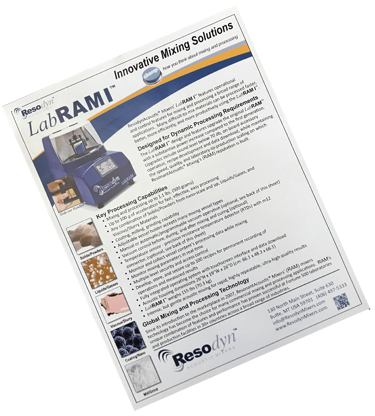 LabRAM Original Product Exchange Program - Resodyn Acoustic Mixers