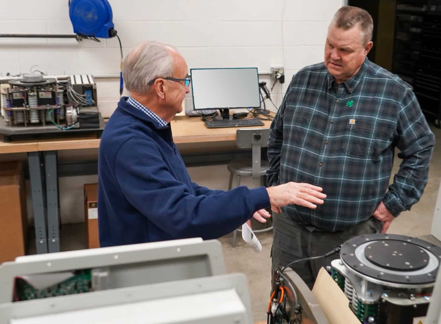 Jon Tester Resodyn visit 20240317 03202024 L n c