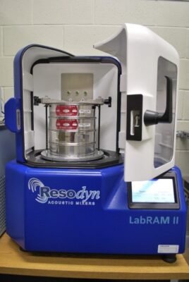 LabRAM mixer sieve attachment