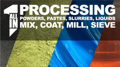 Mix, Coat, Mill, Sieve Processor