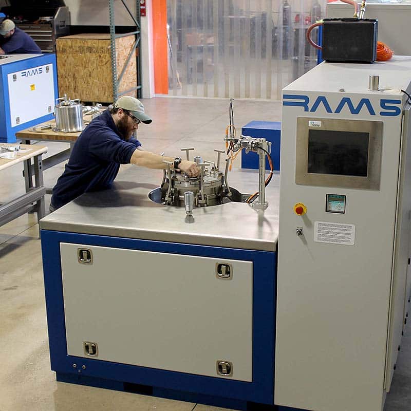 RAM5 Resonant Acoustic Mixer Final Assembly