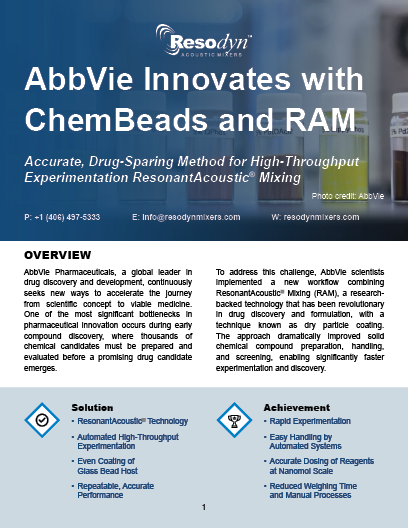 AbbVie Case Study Chembeads using RAM