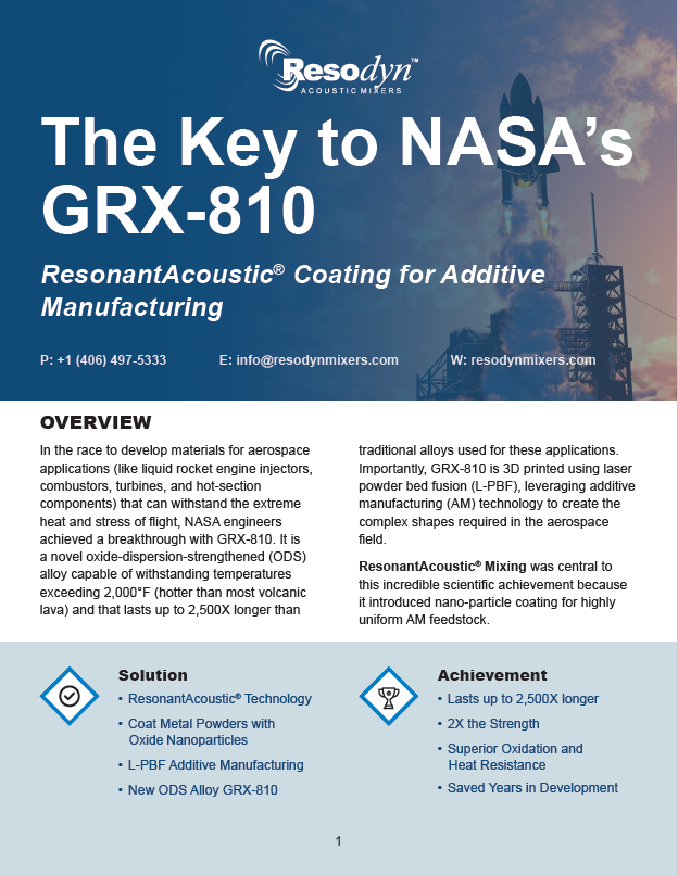 NASA GRX-810 case study cover