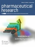 pharmaceutical research journal cover Jan 2024