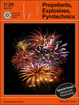 Propellants, explosives, pyrotechnics journal cover